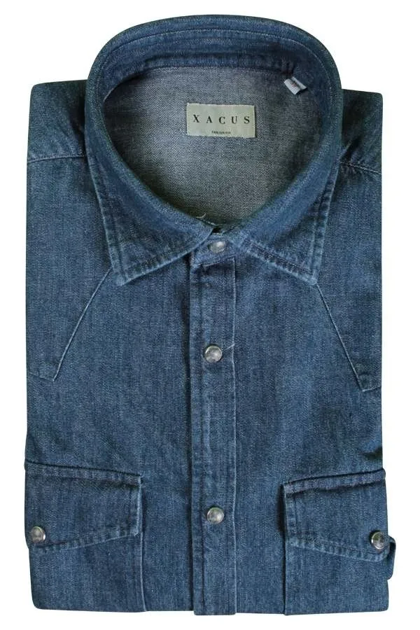 Camicia Uomo Xacus Blue