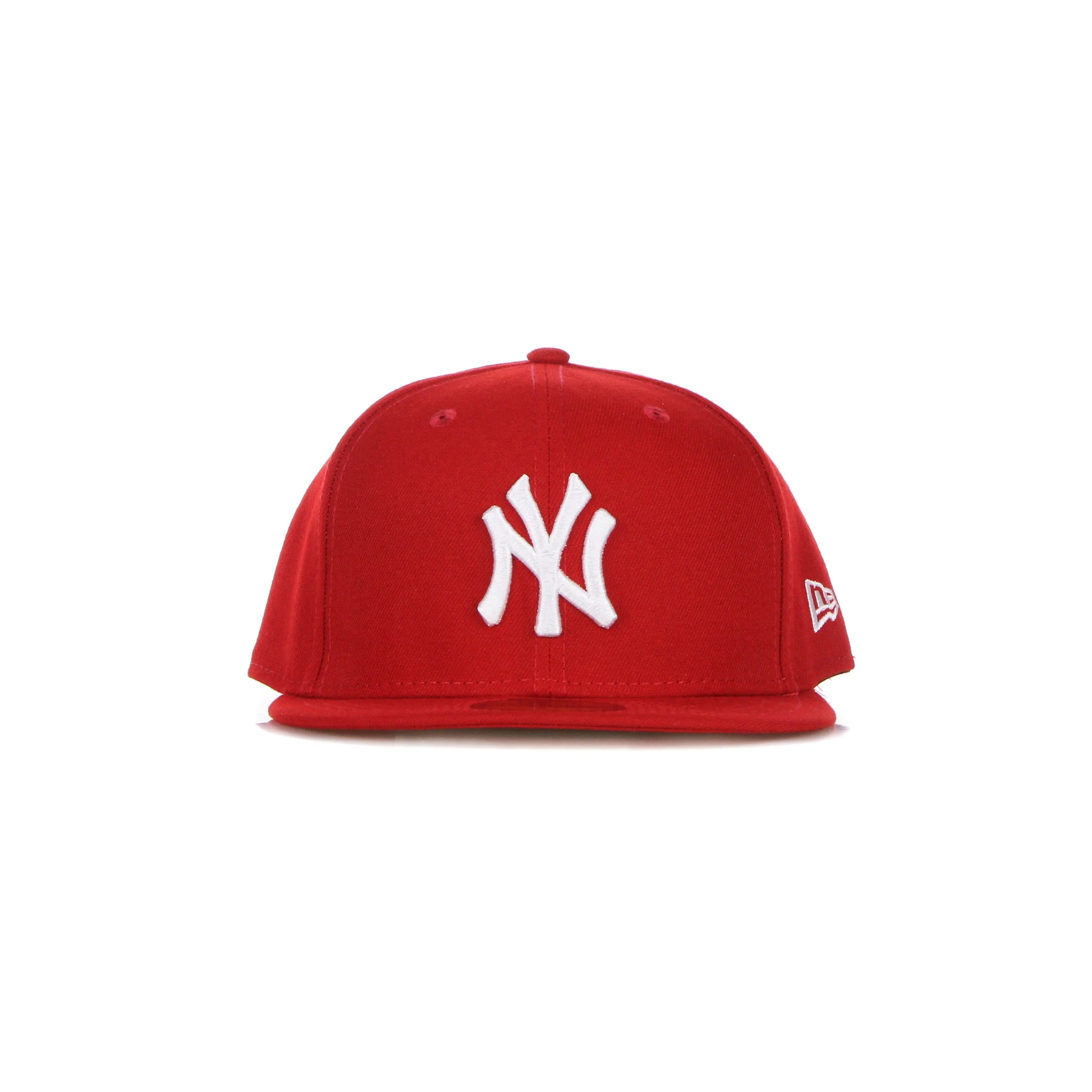 Cappellino Visiera Piatta Uomo Mlb Basic League Essential 5950 Neyyan Scarlet/white