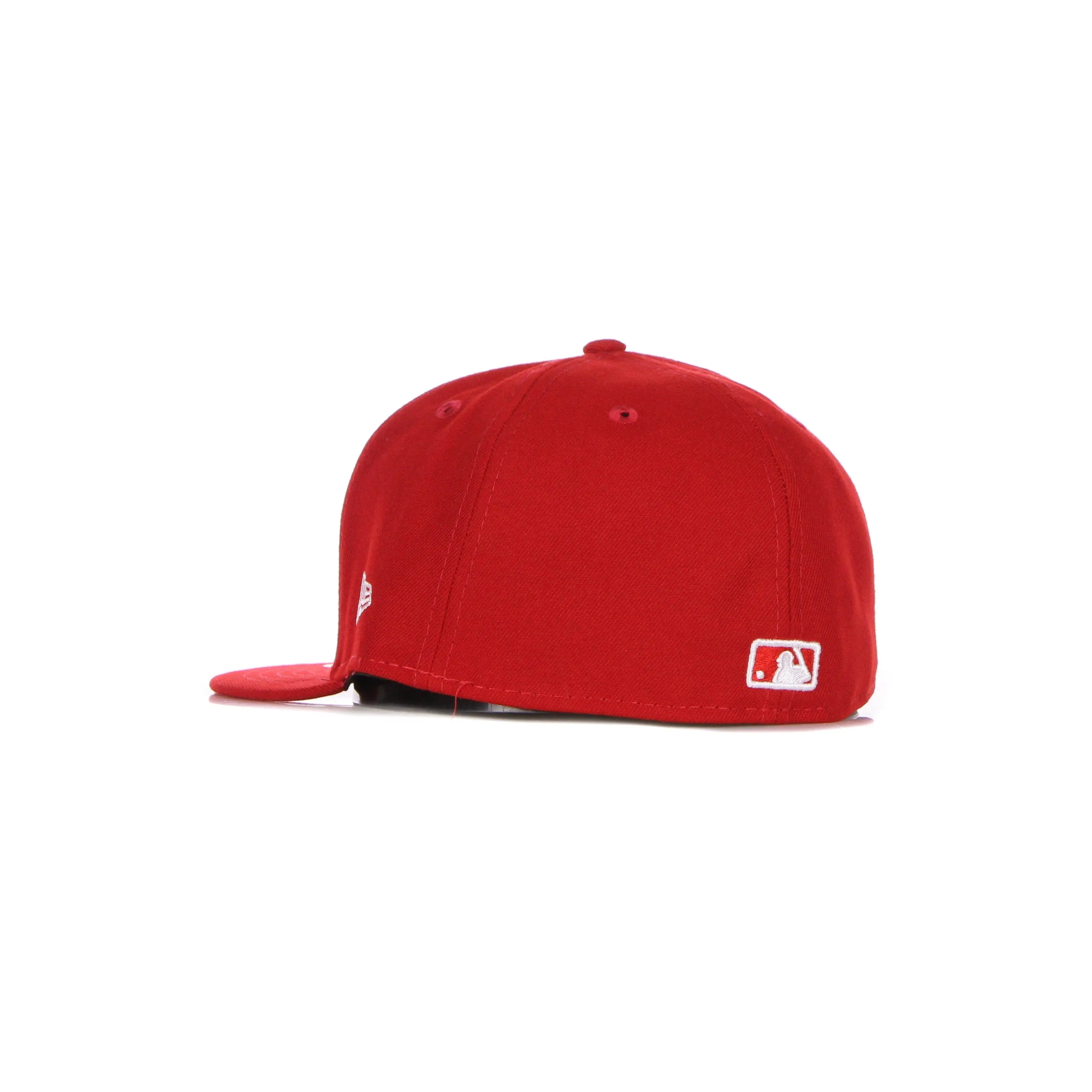 Cappellino Visiera Piatta Uomo Mlb Basic League Essential 5950 Neyyan Scarlet/white