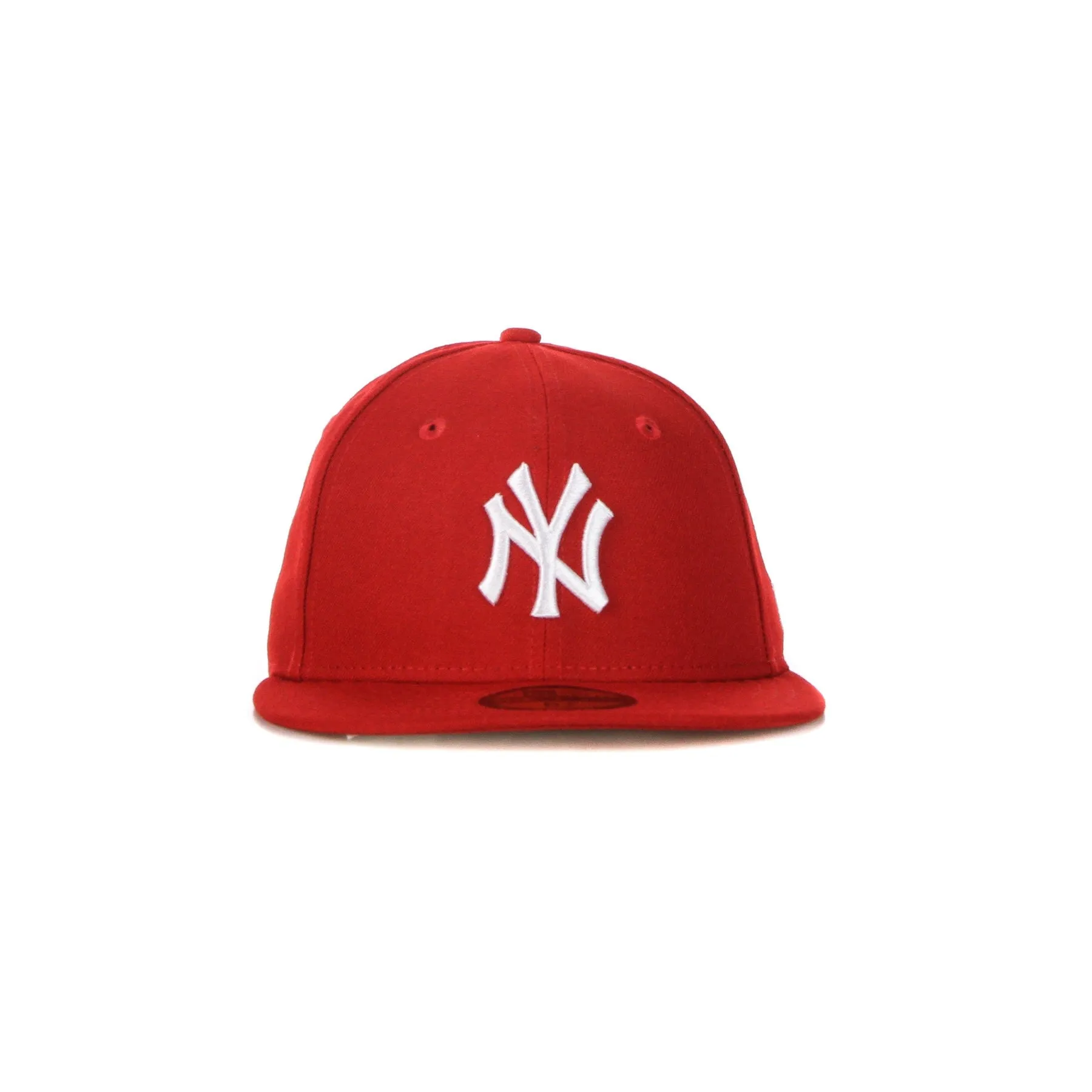 Cappellino Visiera Piatta Uomo Mlb Basic League Essential 5950 Neyyan Scarlet/white