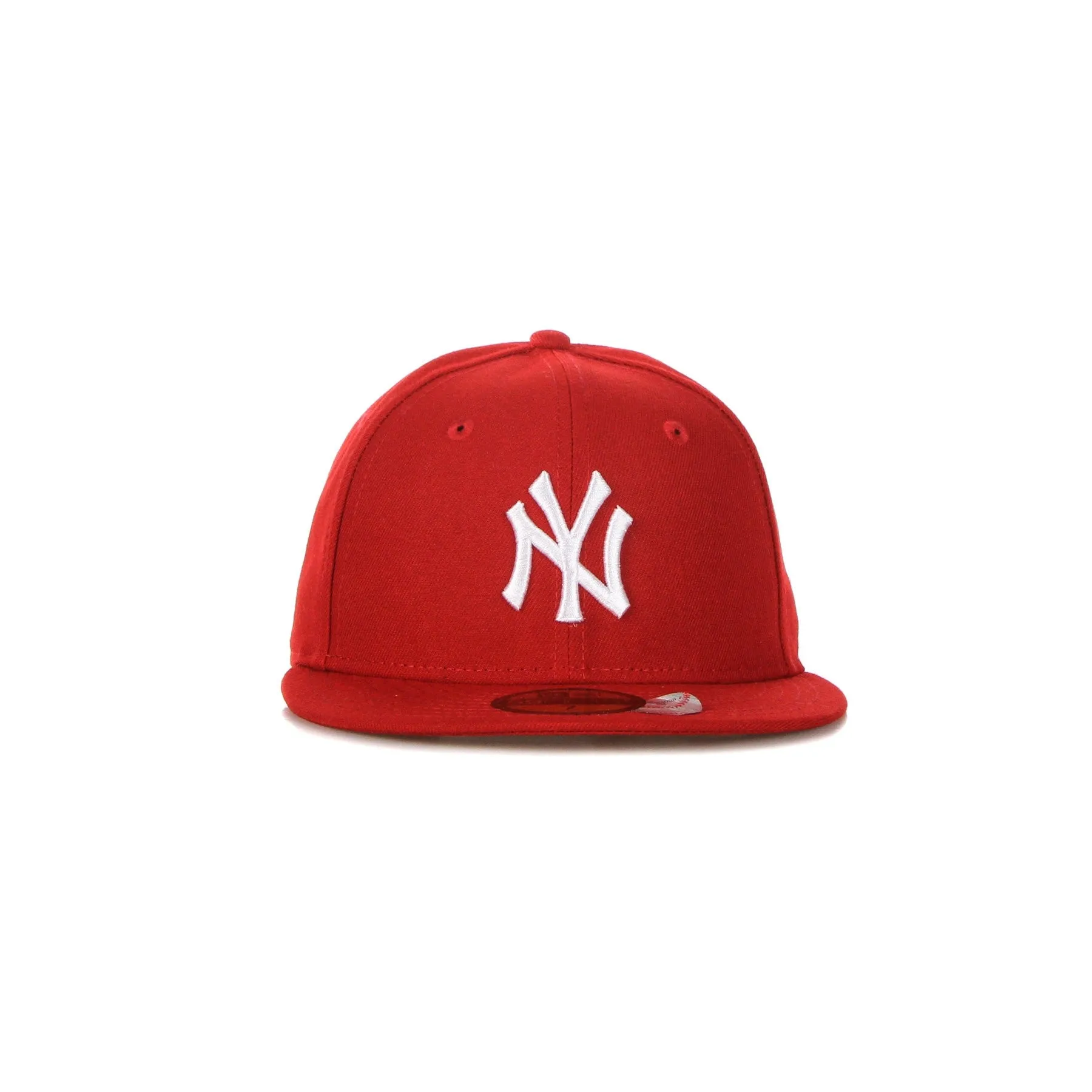 Cappellino Visiera Piatta Uomo Mlb Basic League Essential 5950 Neyyan Scarlet/white