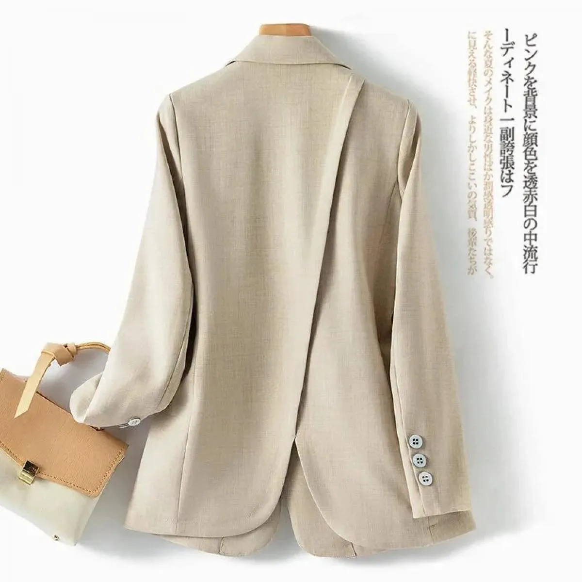 Cappotto autunno-primavera Blazer da donna Moda Abito diviso con bottone singolo Lady Work Office Blazer Jacket Capispalla femmi