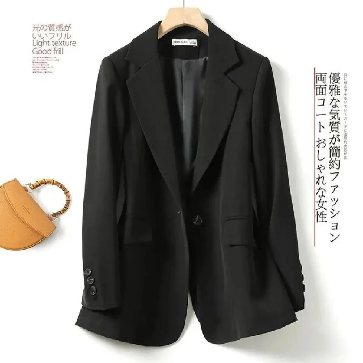 Cappotto autunno-primavera Blazer da donna Moda Abito diviso con bottone singolo Lady Work Office Blazer Jacket Capispalla femmi