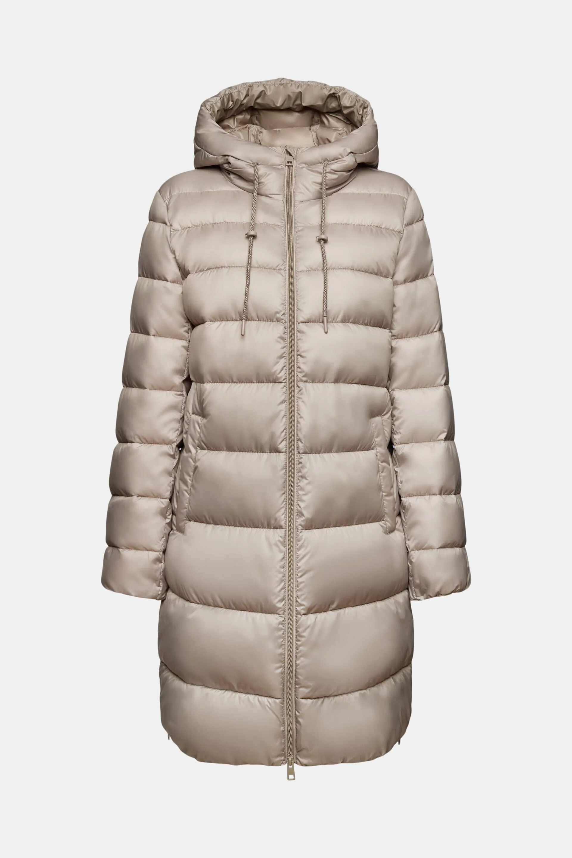 Cappotto con cappuccio, imbottito e idrorepellente