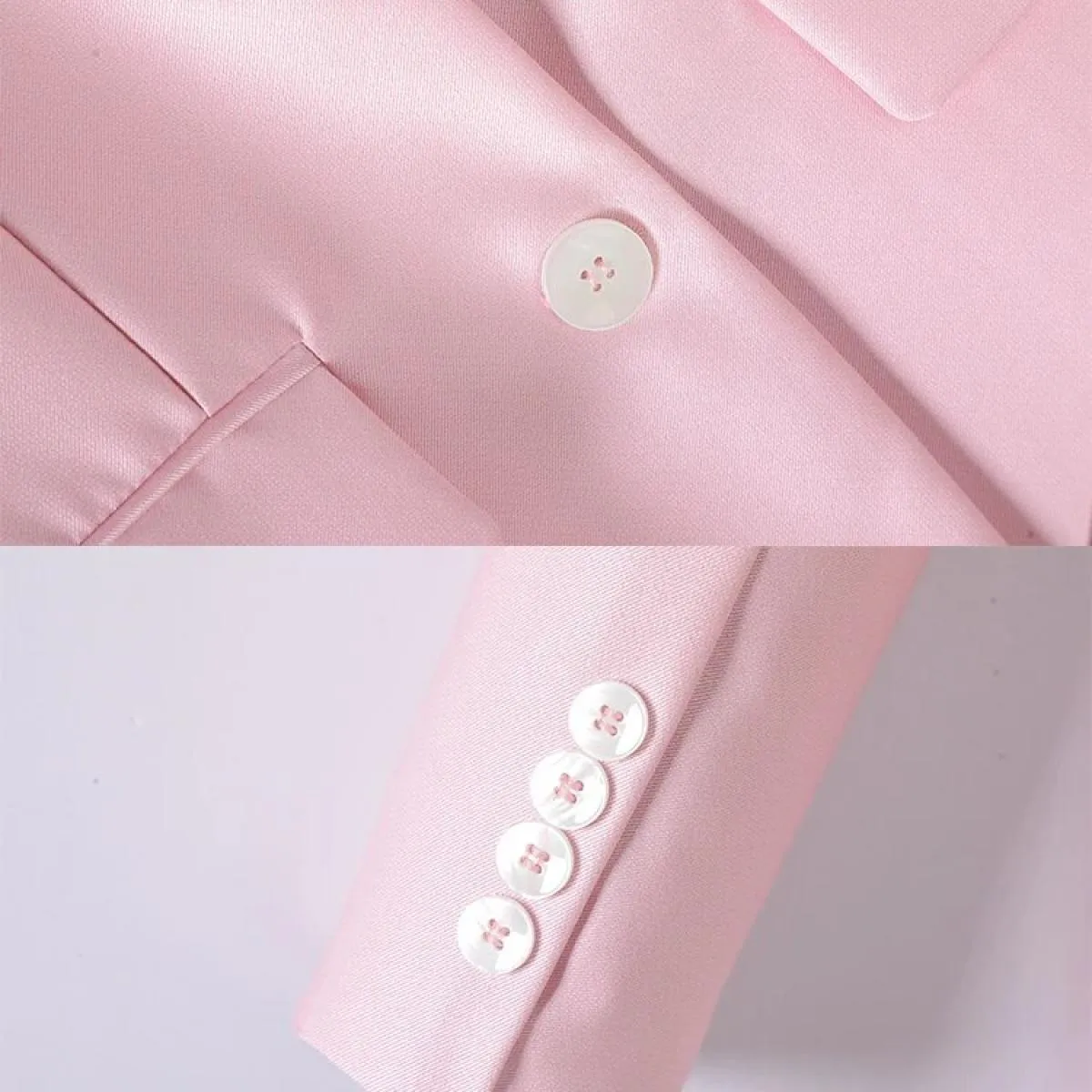 Cappotto da giacca da lavoro da lavoro da donna da ufficio da donna formale rosa bianco blu scuro moda femminile per l'autunno i