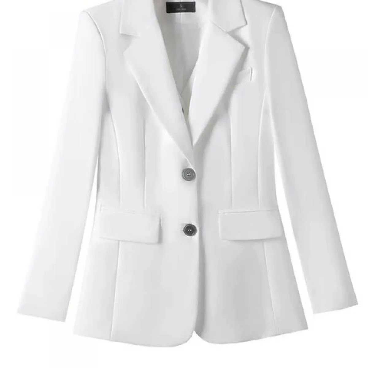 Cappotto da giacca da lavoro da lavoro da donna da ufficio da donna formale rosa bianco blu scuro moda femminile per l'autunno i
