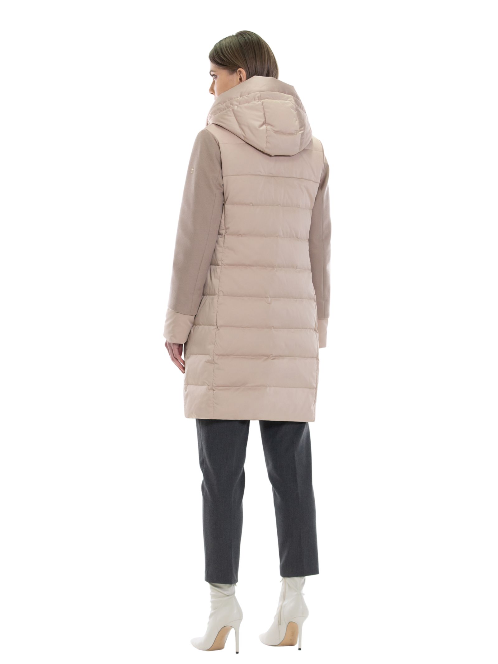 CAPPOTTO IMBOTTITO BI-MATERIALET