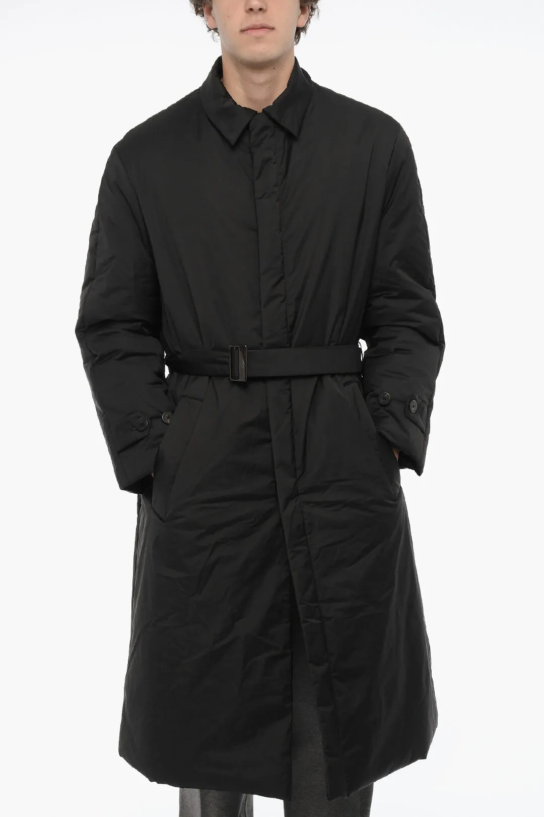 Cappotto Imbottito con Cintura
