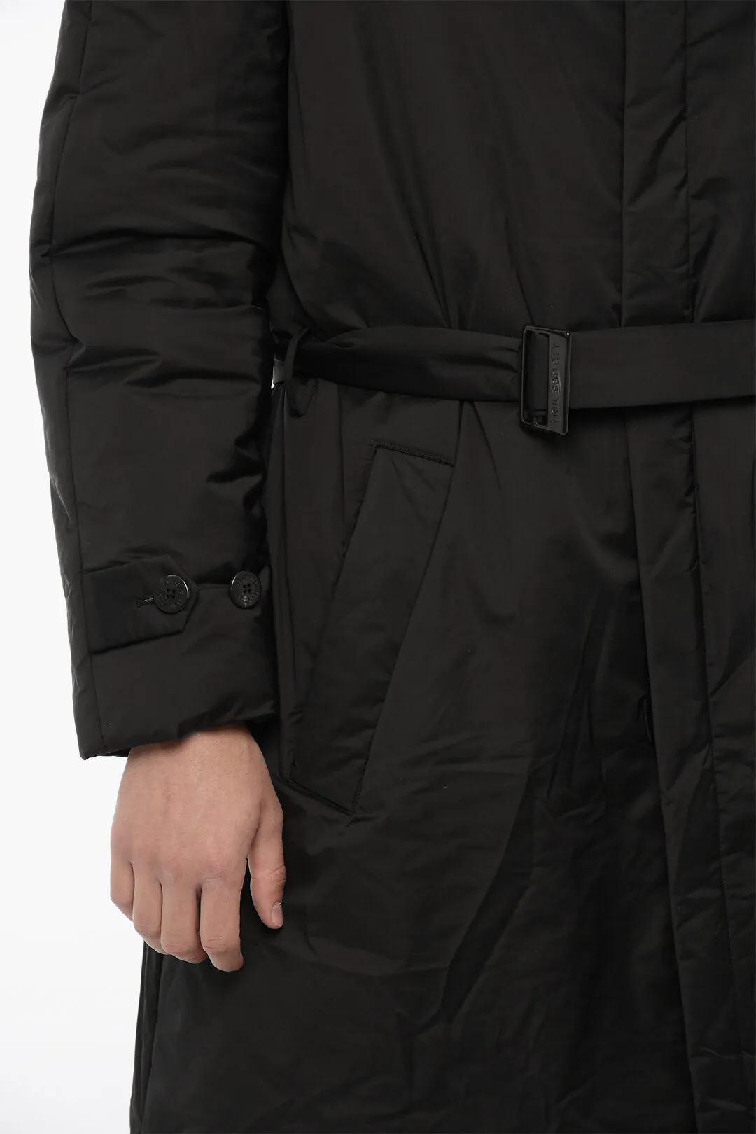Cappotto Imbottito con Cintura