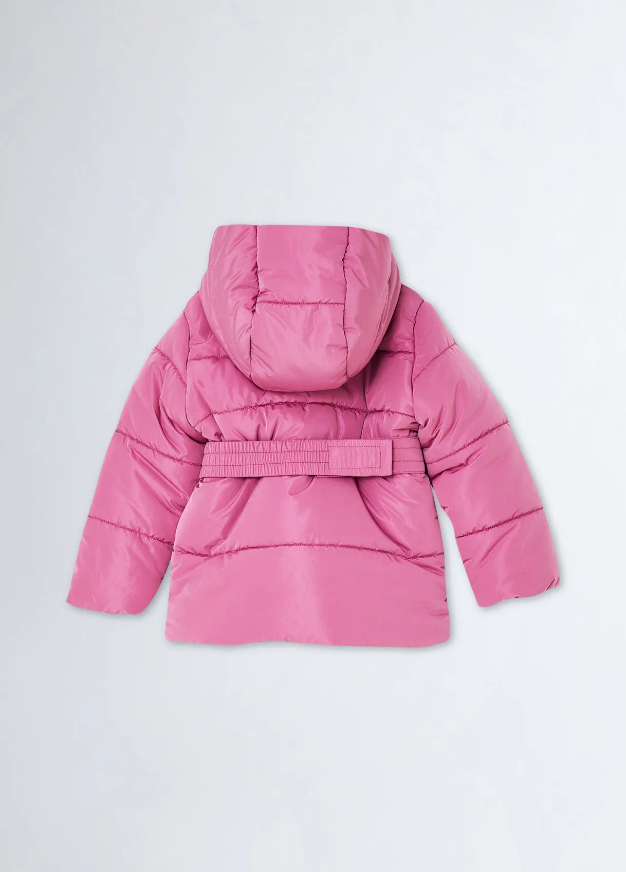 Cappotto imbottito con marsupio