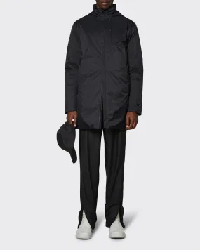 Cappotto impermeabile Padded Nylon Coat nero