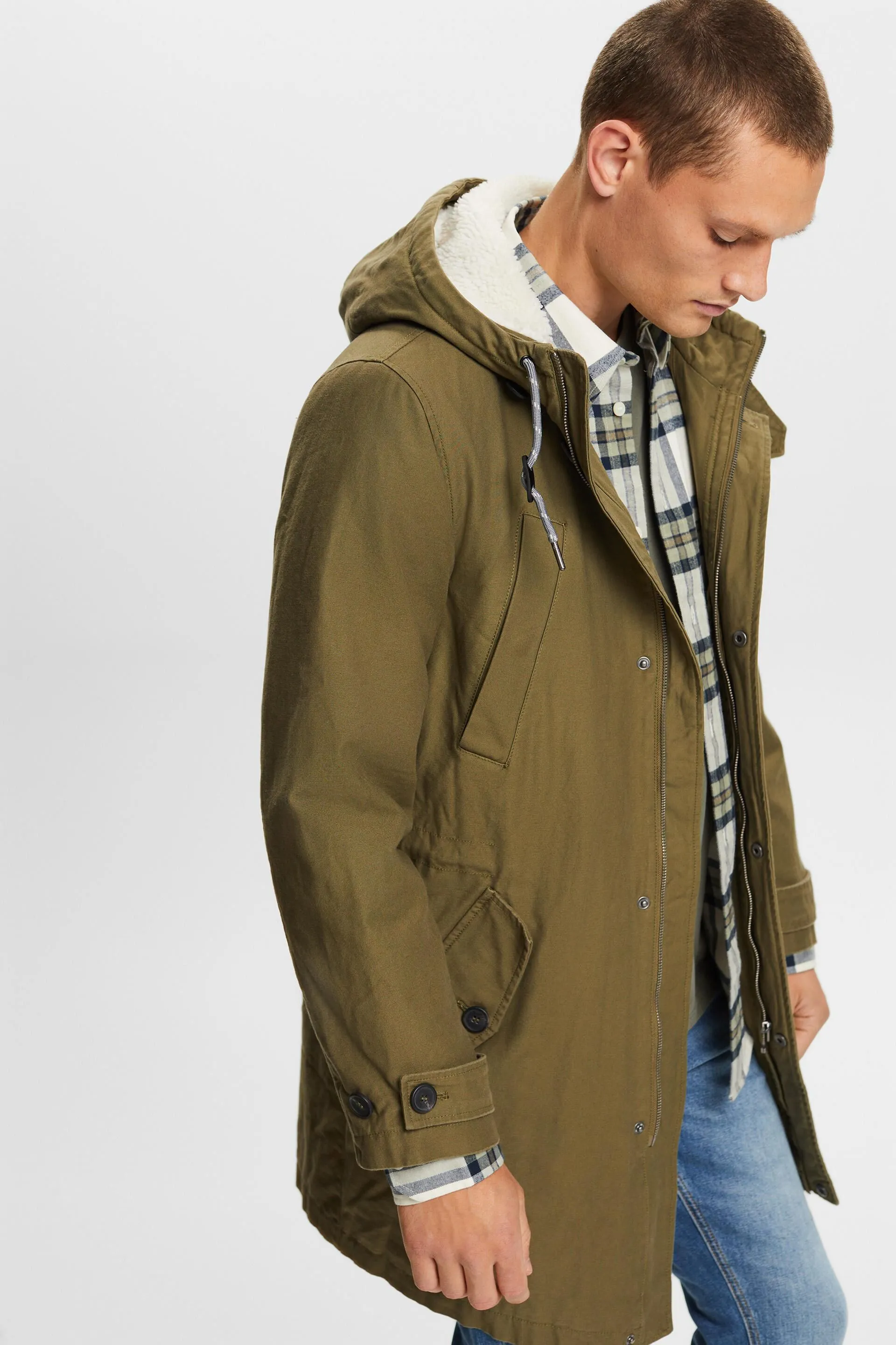 Cappotto parka imbottito