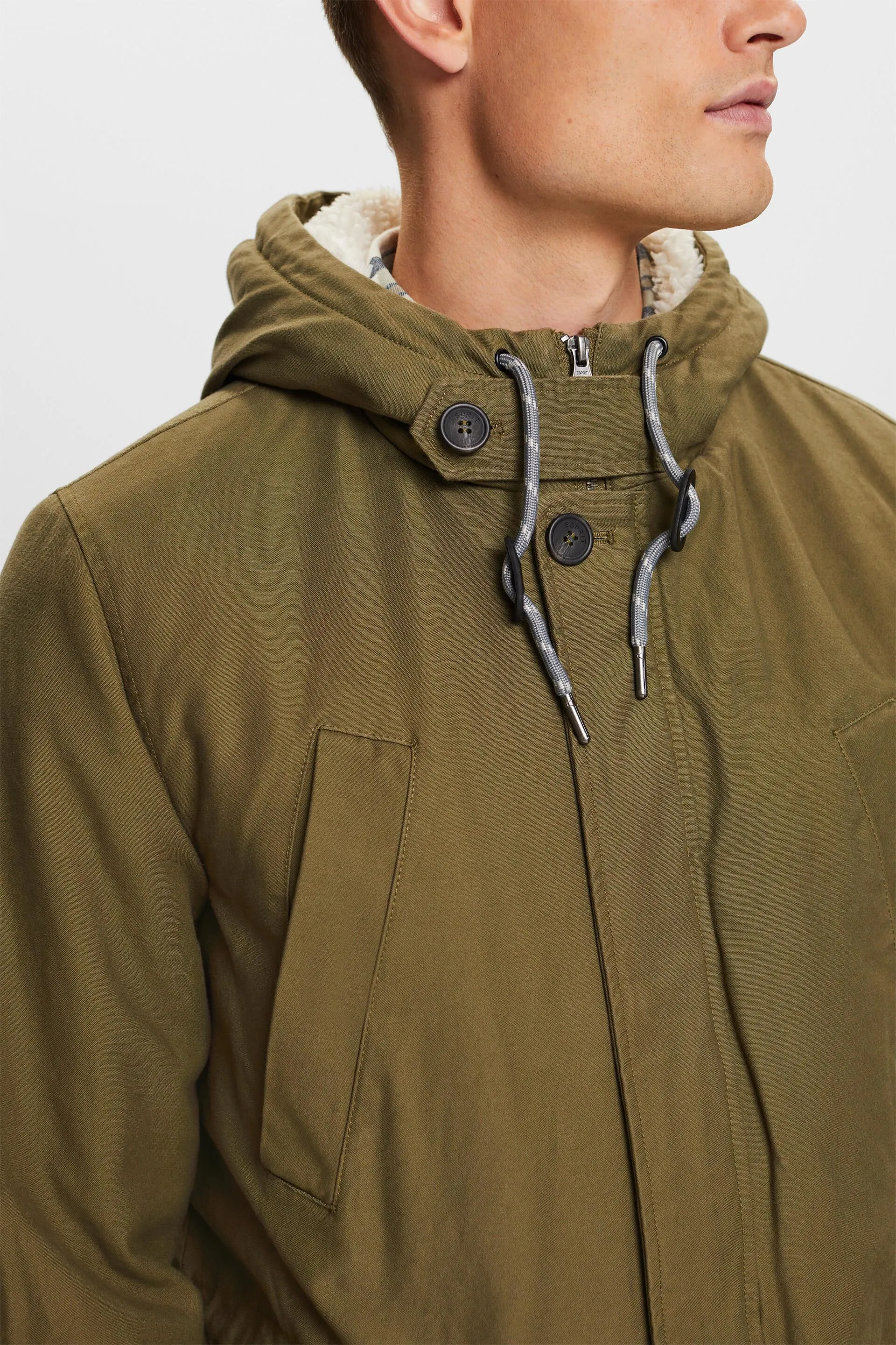 Cappotto parka imbottito