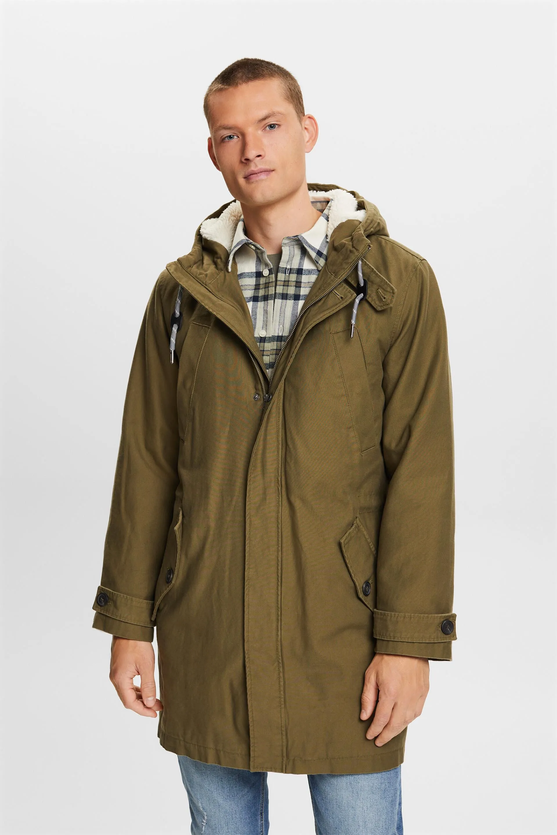 Cappotto parka imbottito