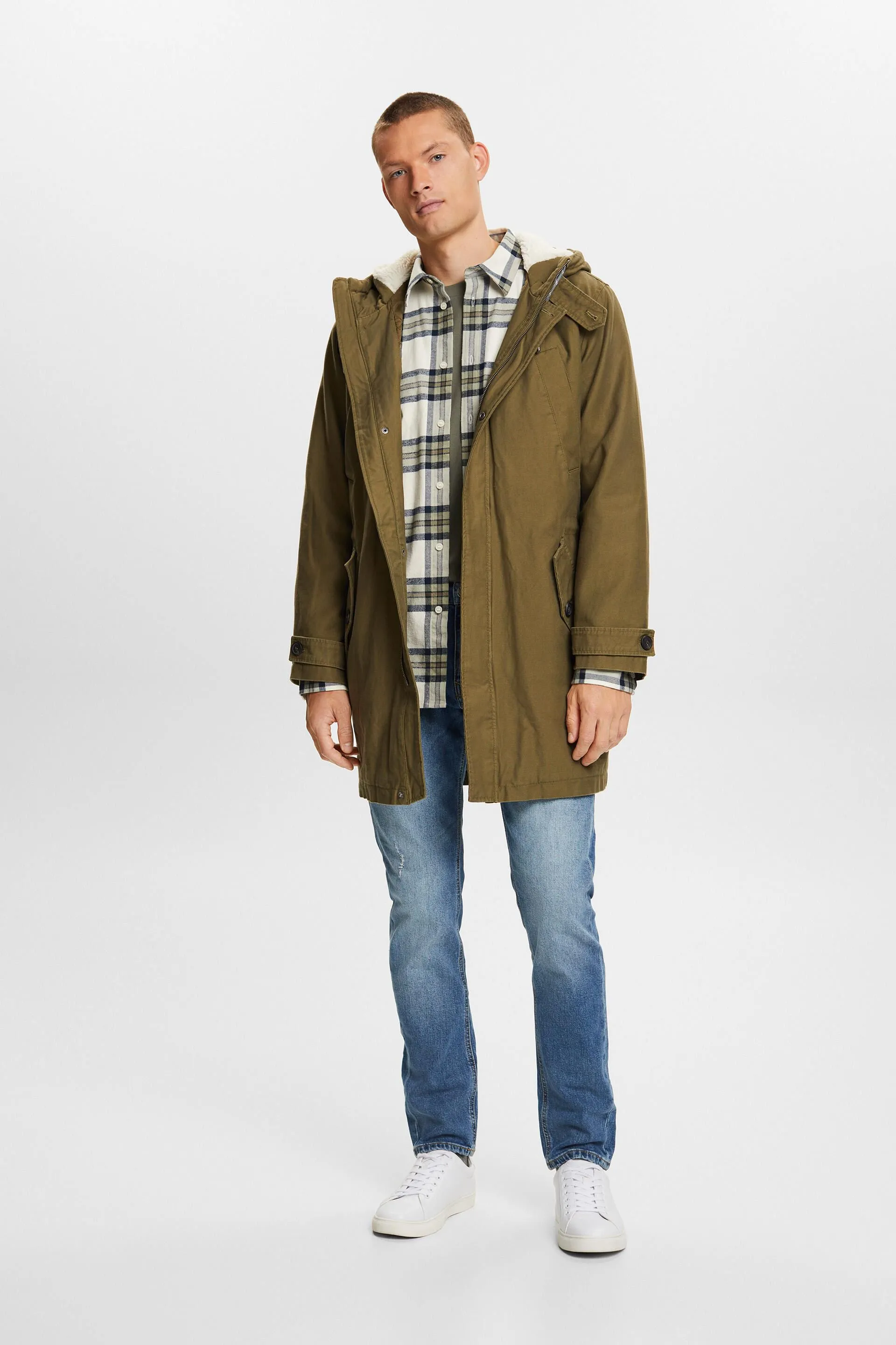 Cappotto parka imbottito