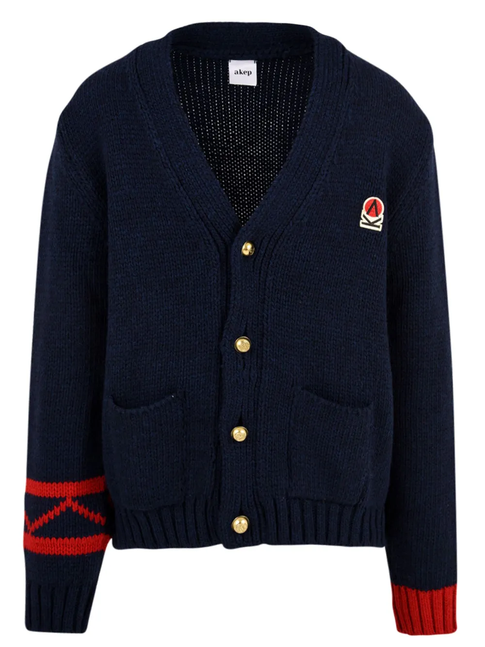 Cardigan AKEP Uomo UK925 Blue
