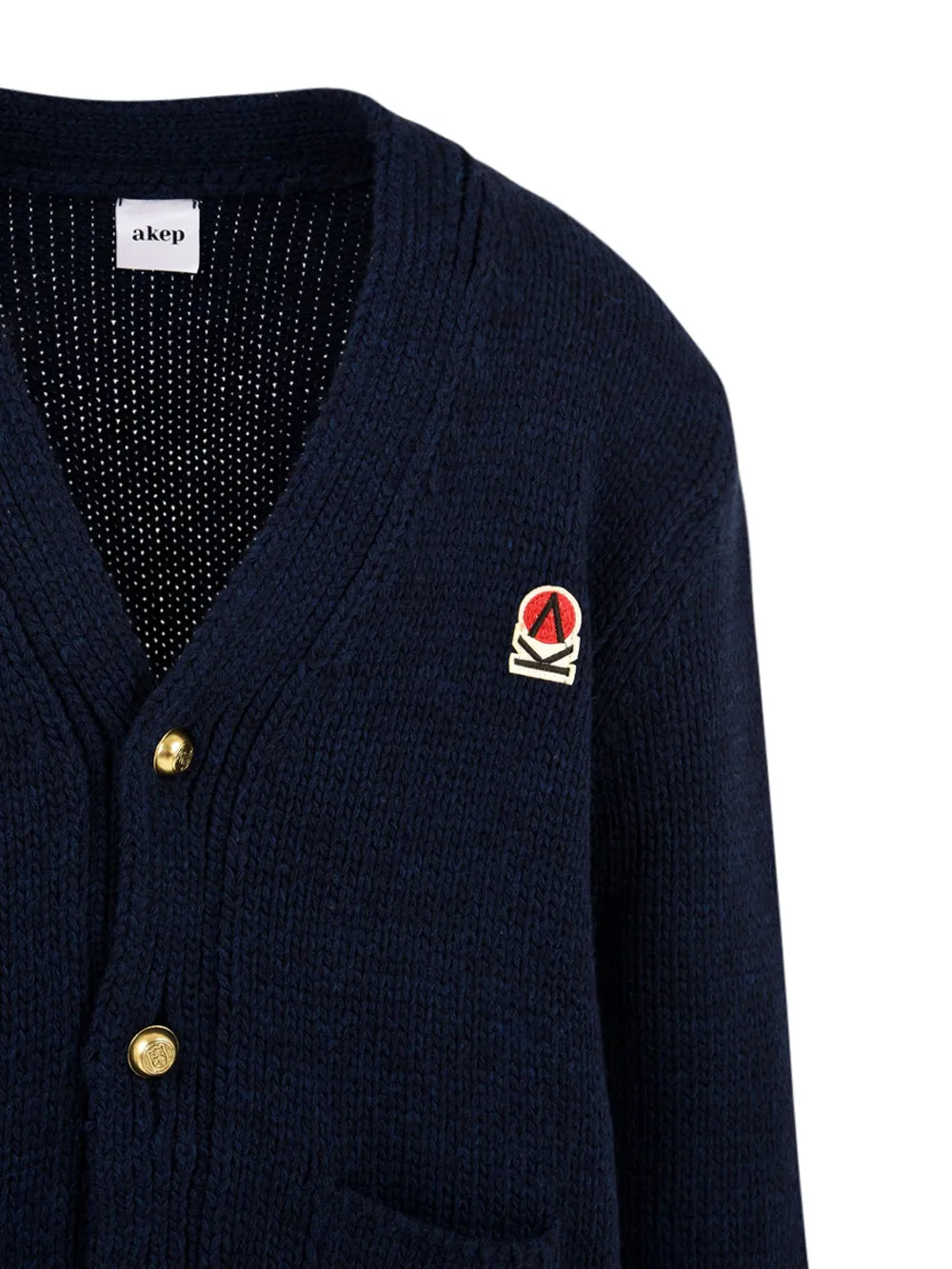 Cardigan AKEP Uomo UK925 Blue
