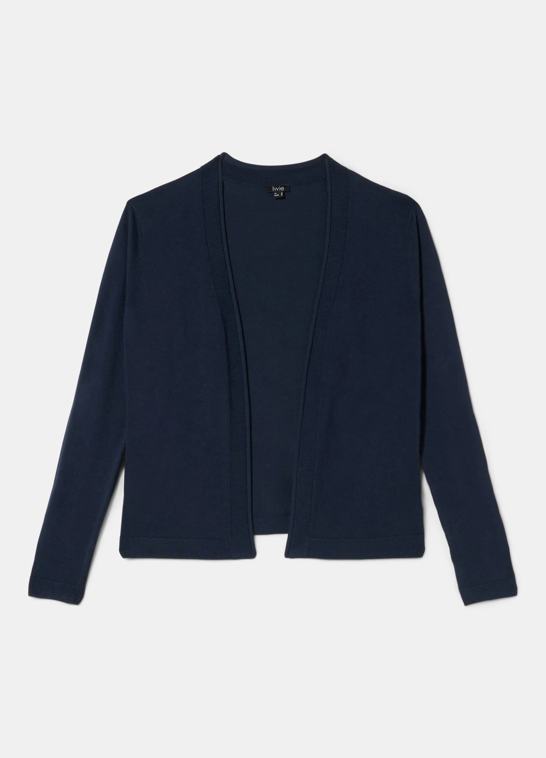 Cardigan aperto in misto viscosa donna