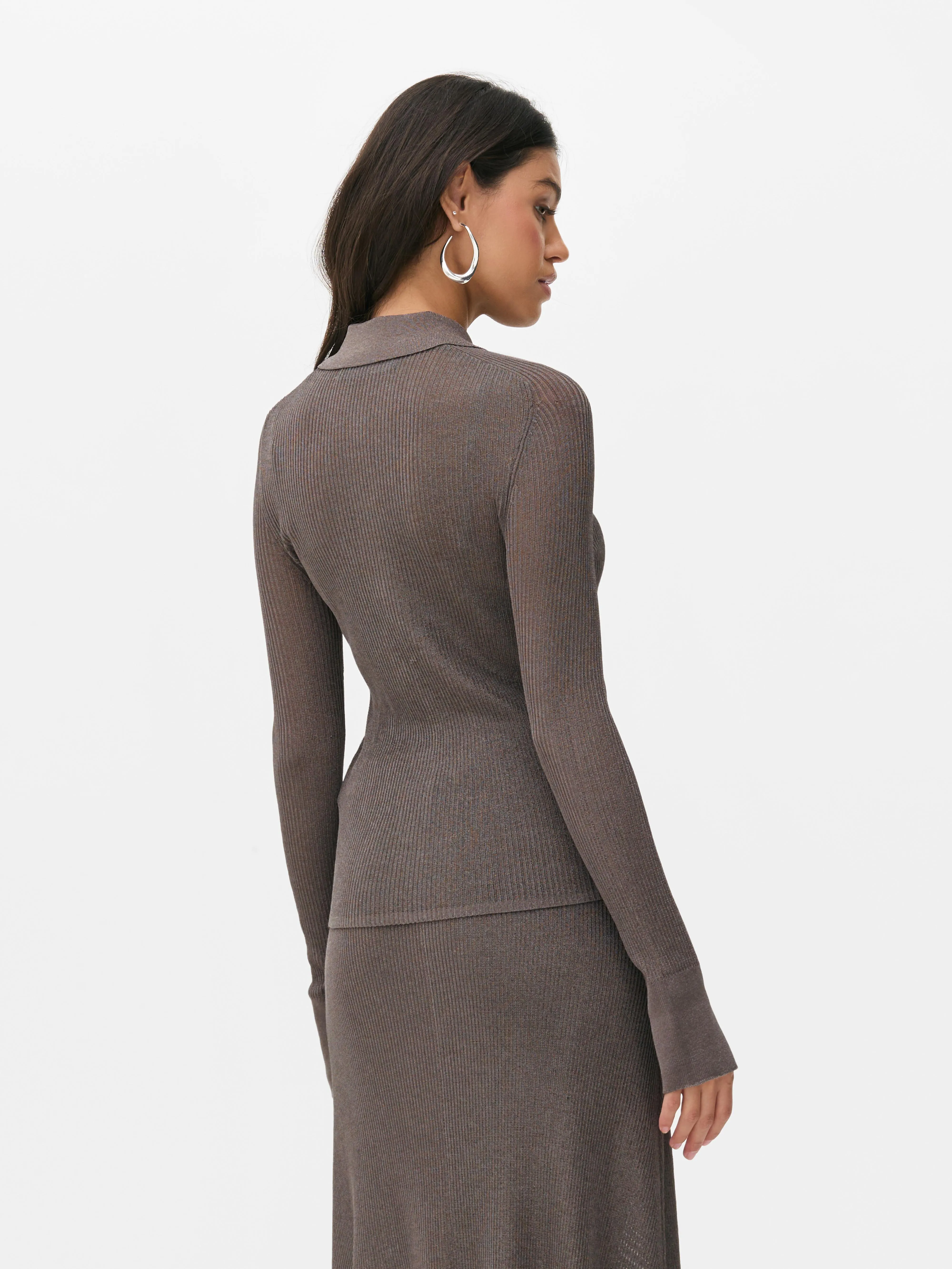Cardigan con colletto scintillante Paula Echevarría