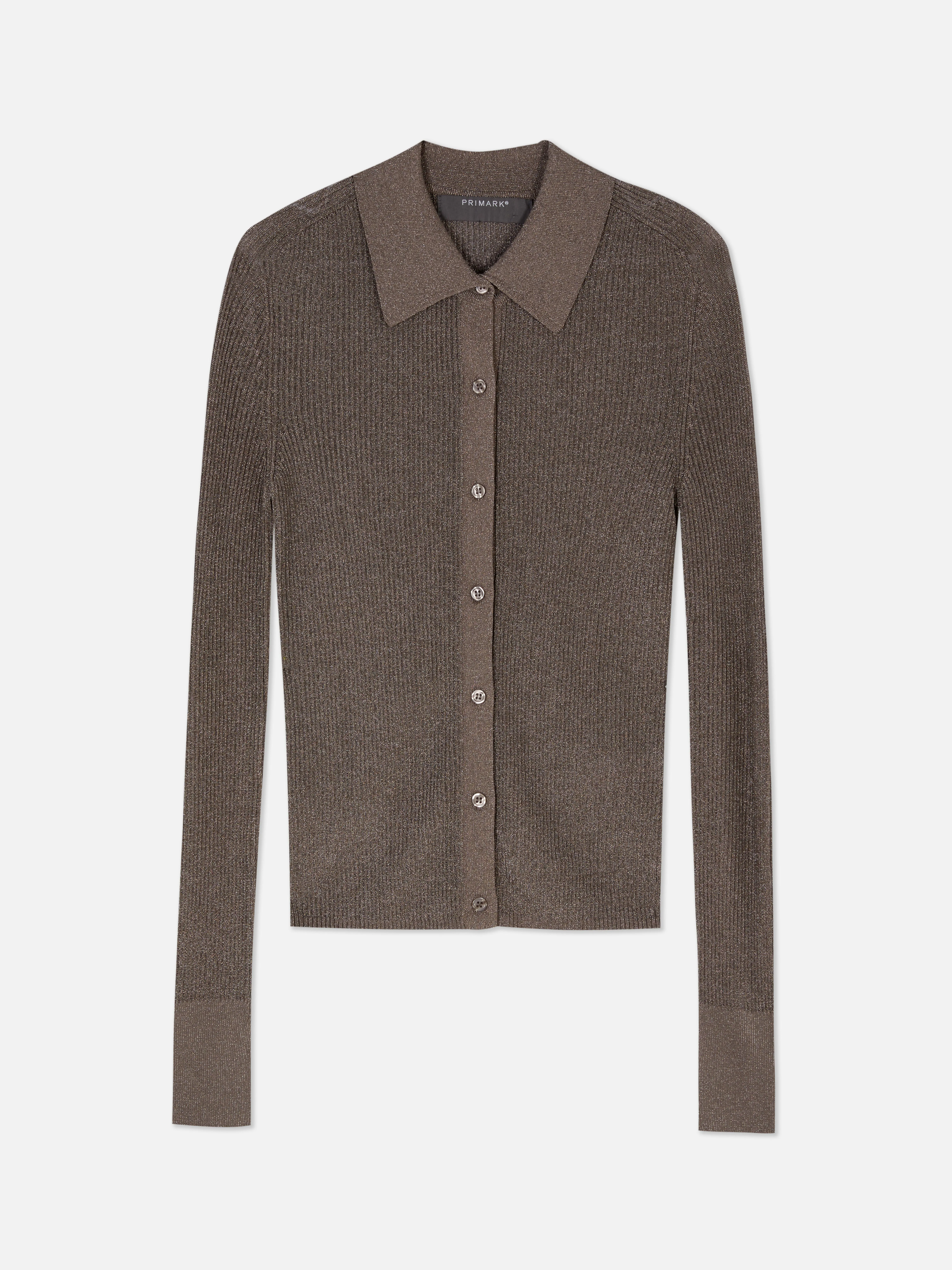 Cardigan con colletto scintillante Paula Echevarría
