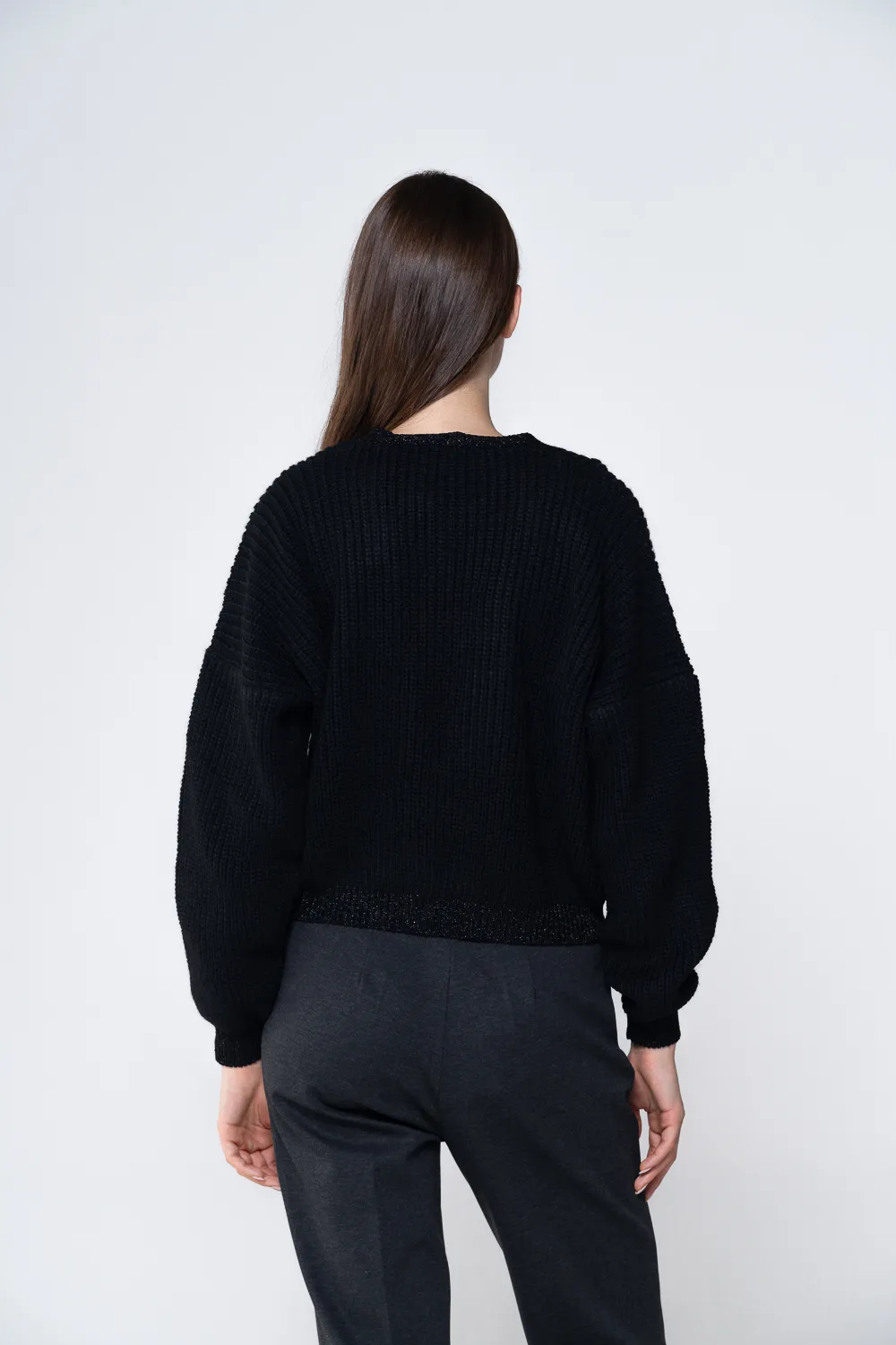 Cardigan con lurex
