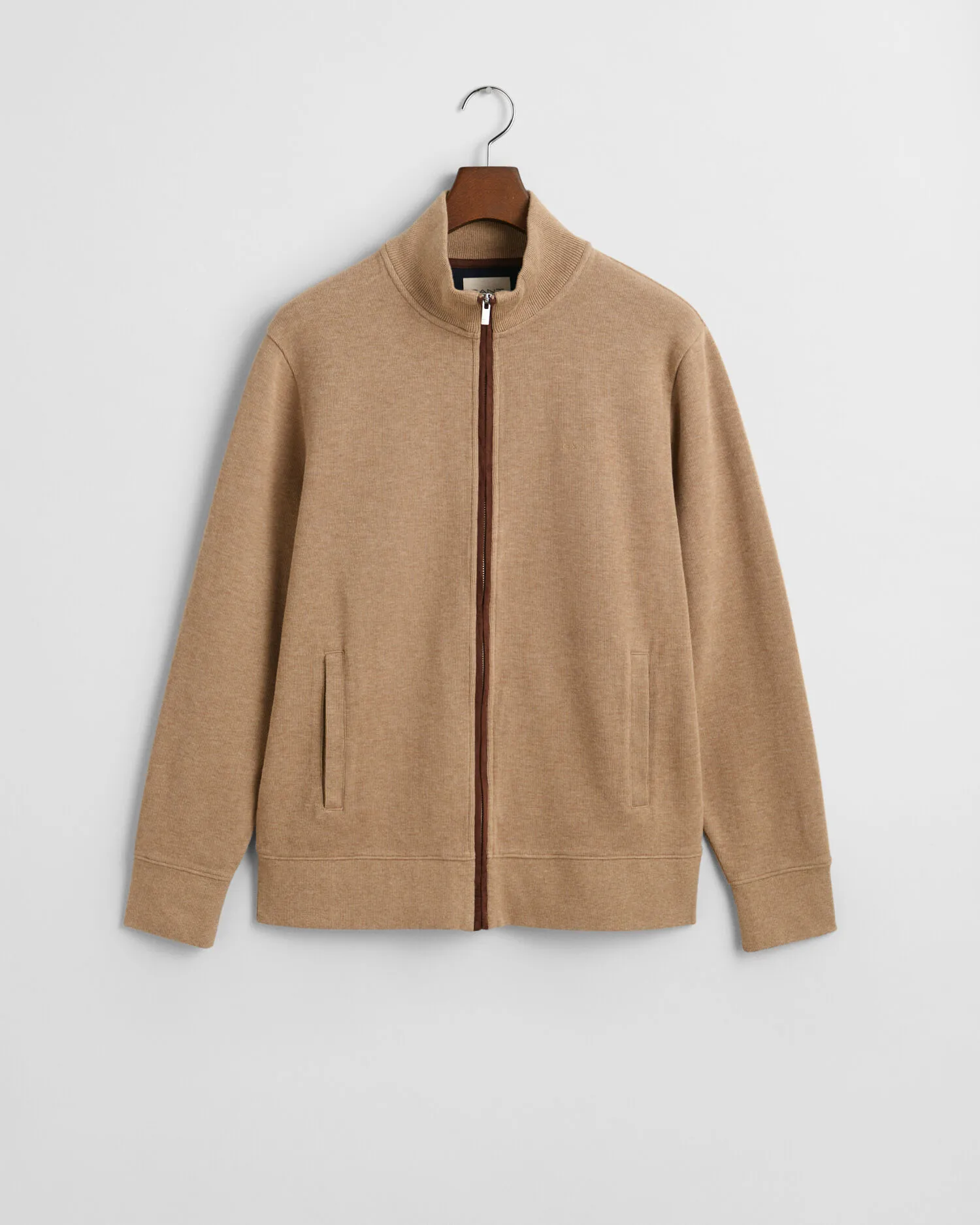 Cardigan con zip Sacker Rib    