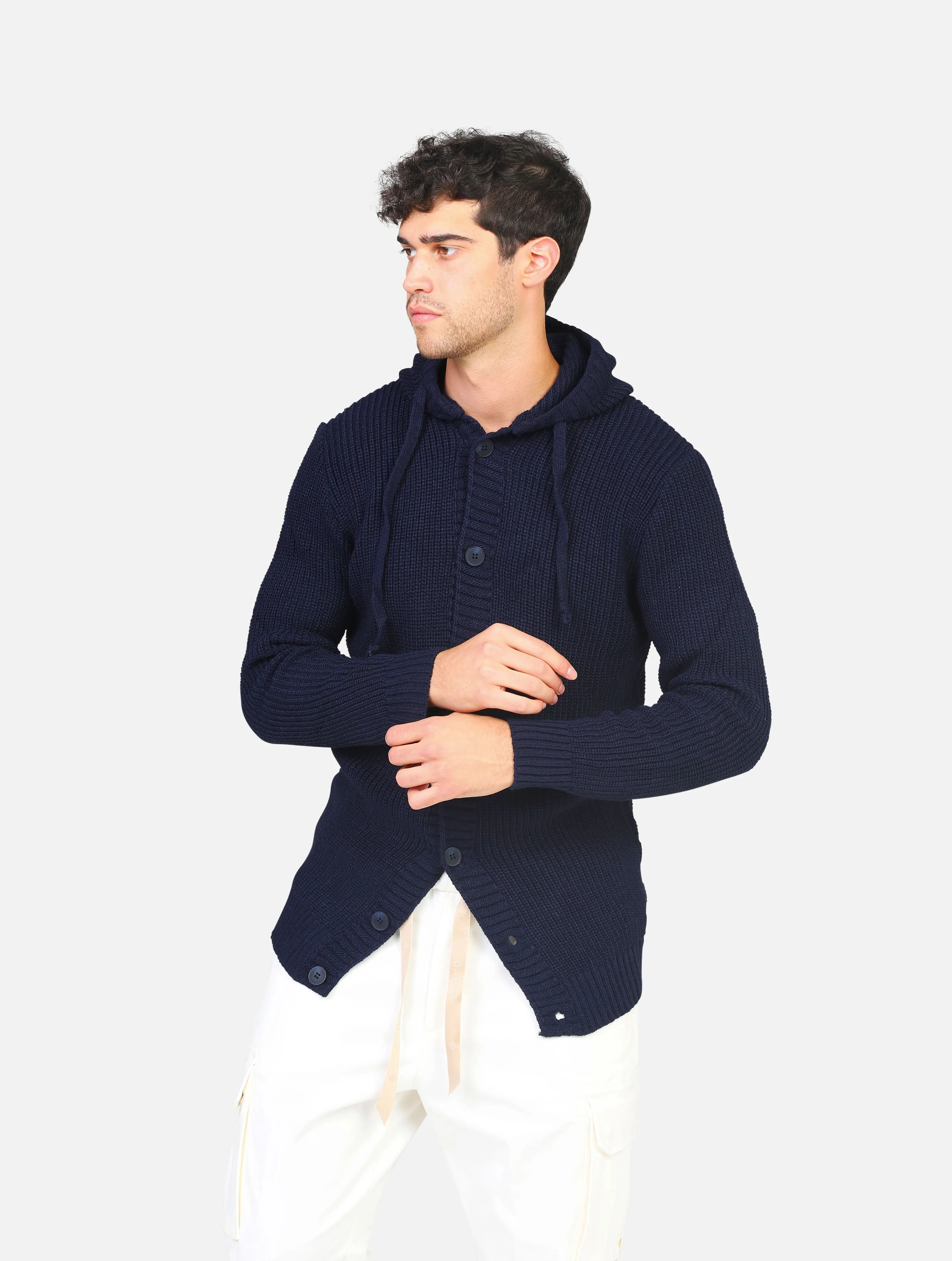cardigan OVER-D - OE1F2W3M29BLU
