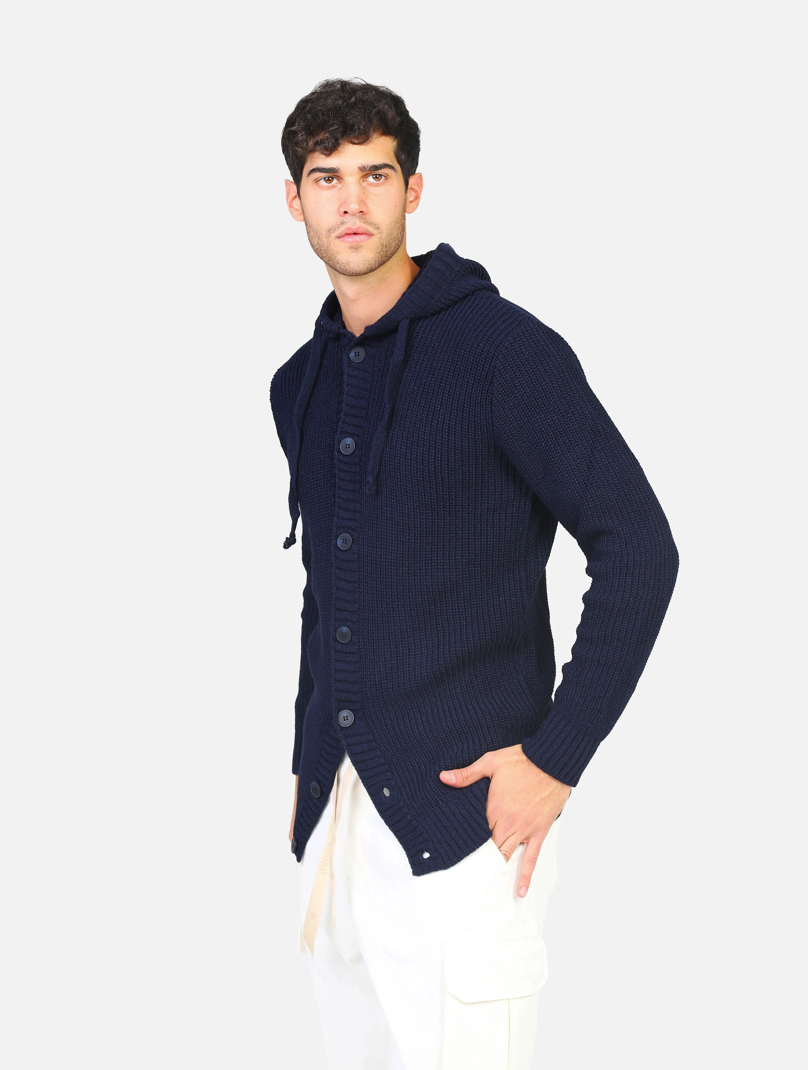 cardigan OVER-D - OE1F2W3M29BLU