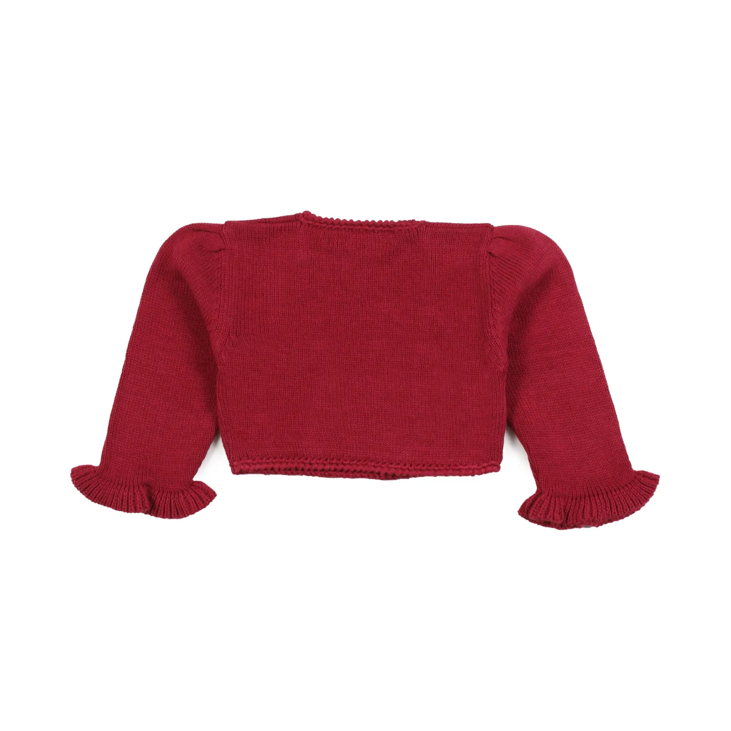 Cardigan Scaldacuore Rosso Cardinale Bimba