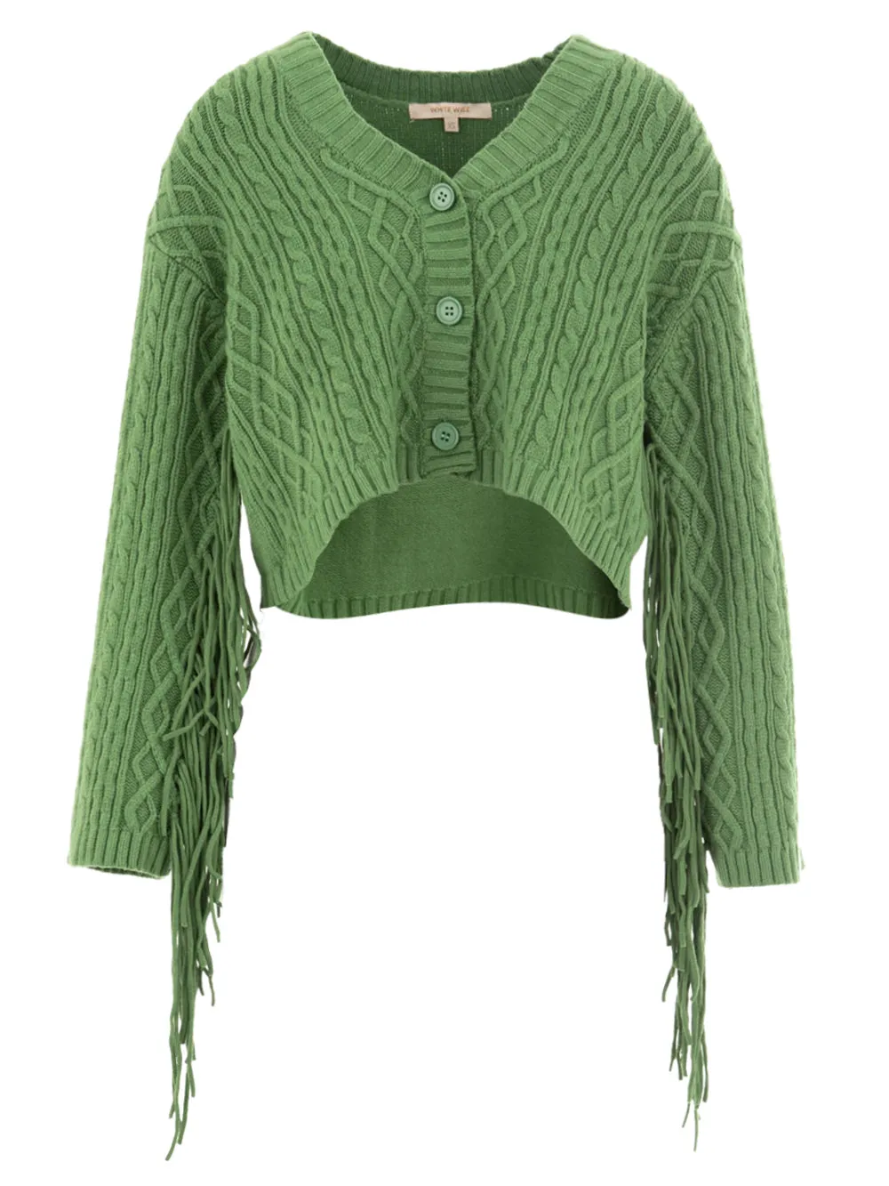 Cardigan WHITE WISE Donna WW1M437 Verde