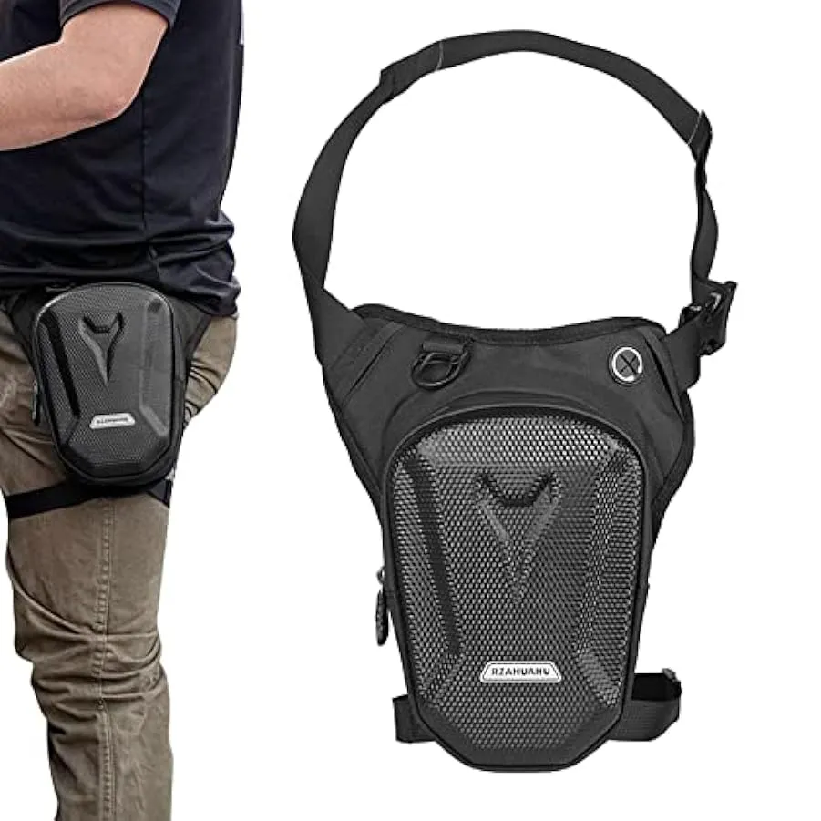CELFER Borsa Da Gamba Per Moto, Borsa Da Gamba Da 7,9 5,7 3,1 Pollici, Borsa Da Gamba Moto, Marsupio Da Gamba Per Moto, Impermea
