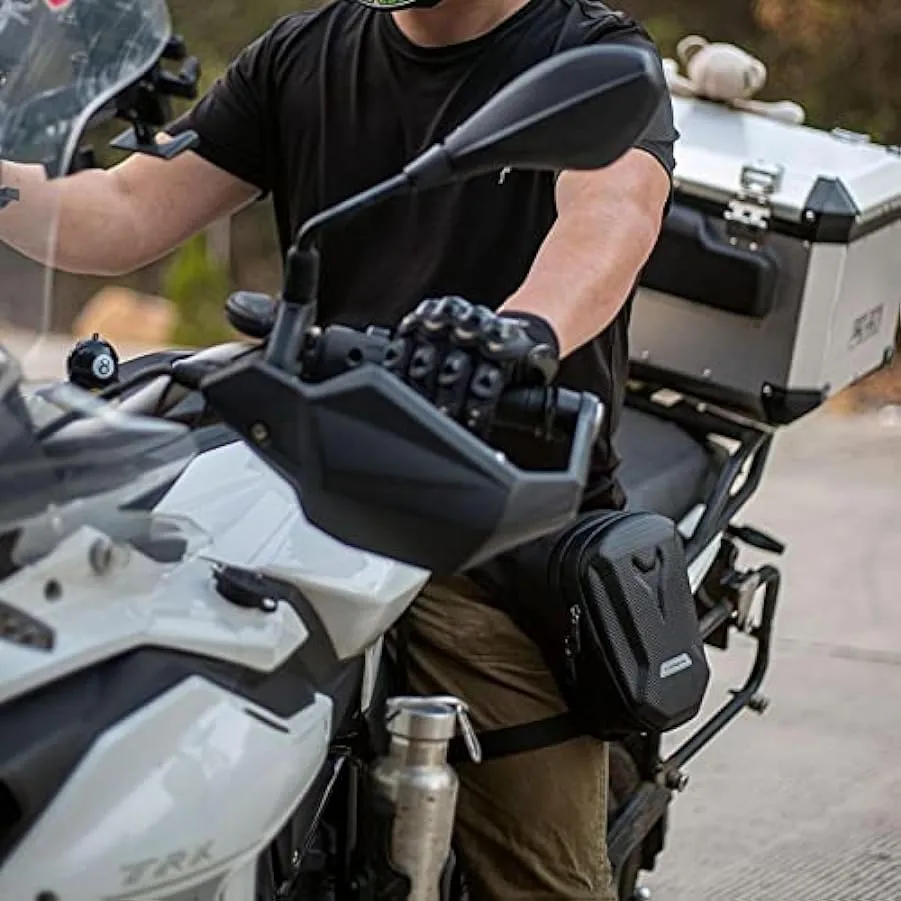 CELFER Borsa Da Gamba Per Moto, Borsa Da Gamba Da 7,9 5,7 3,1 Pollici, Borsa Da Gamba Moto, Marsupio Da Gamba Per Moto, Impermea