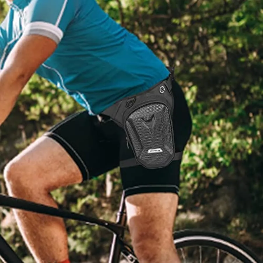 CELFER Borsa Da Gamba Per Moto, Borsa Da Gamba Da 7,9 5,7 3,1 Pollici, Borsa Da Gamba Moto, Marsupio Da Gamba Per Moto, Impermea