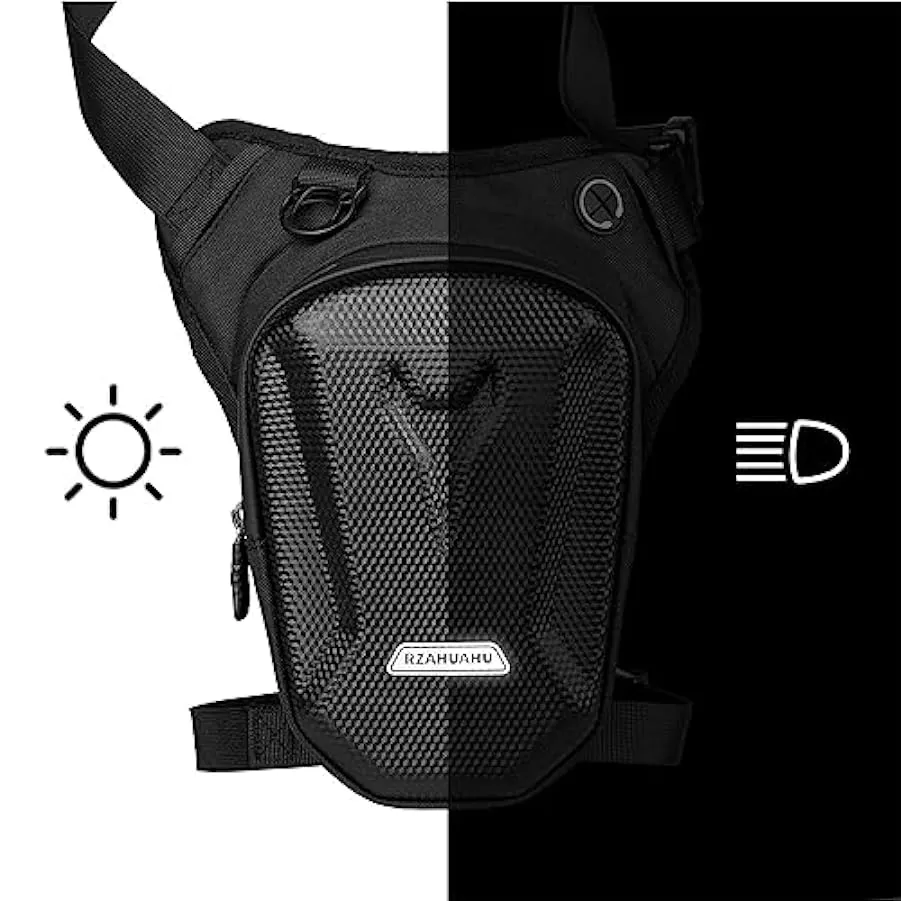 CELFER Borsa Da Gamba Per Moto, Borsa Da Gamba Da 7,9 5,7 3,1 Pollici, Borsa Da Gamba Moto, Marsupio Da Gamba Per Moto, Impermea