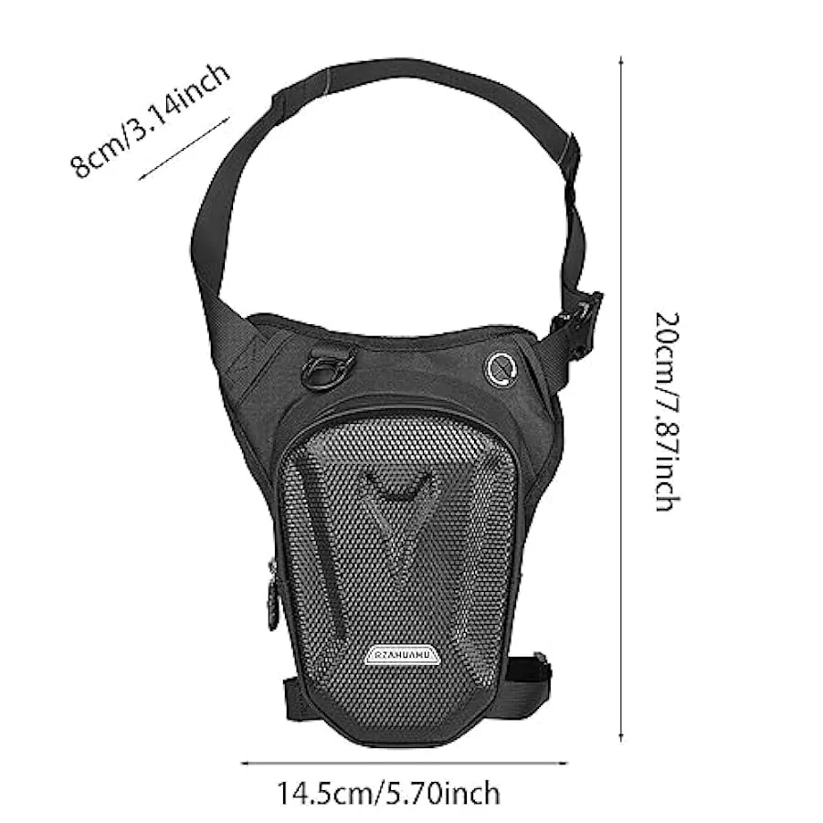 CELFER Borsa Da Gamba Per Moto, Borsa Da Gamba Da 7,9 5,7 3,1 Pollici, Borsa Da Gamba Moto, Marsupio Da Gamba Per Moto, Impermea