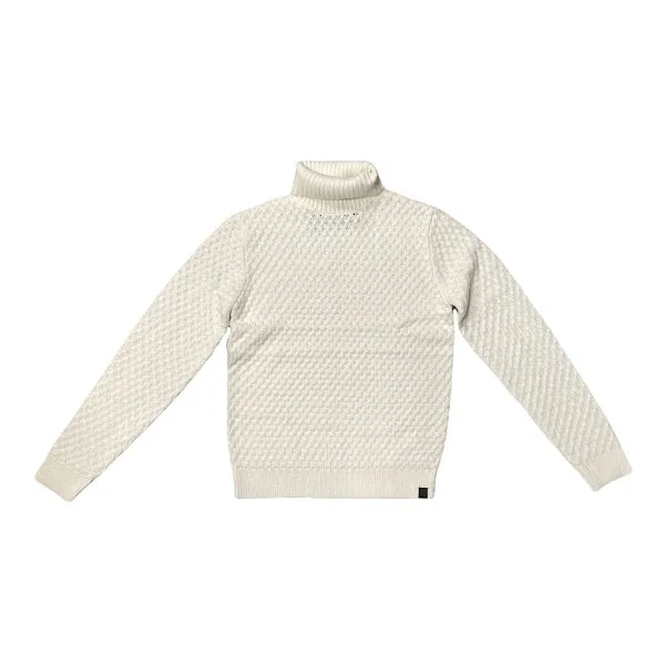 Censured Maglia da uomo a Docevita MM5054 T ACRL 01 bianco latte