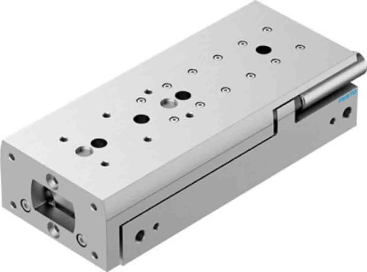 Cilindro guidato Festo serie DGST 8085196, corsa 125mm, foro da 25mm, Doppio effetto, 8 bar max