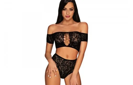 Completino sexy INT508 nero