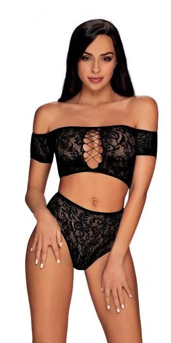 Completino sexy INT508 nero