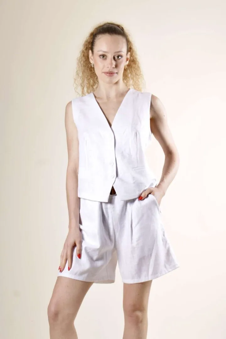 Completo Lino Martina – Bianco