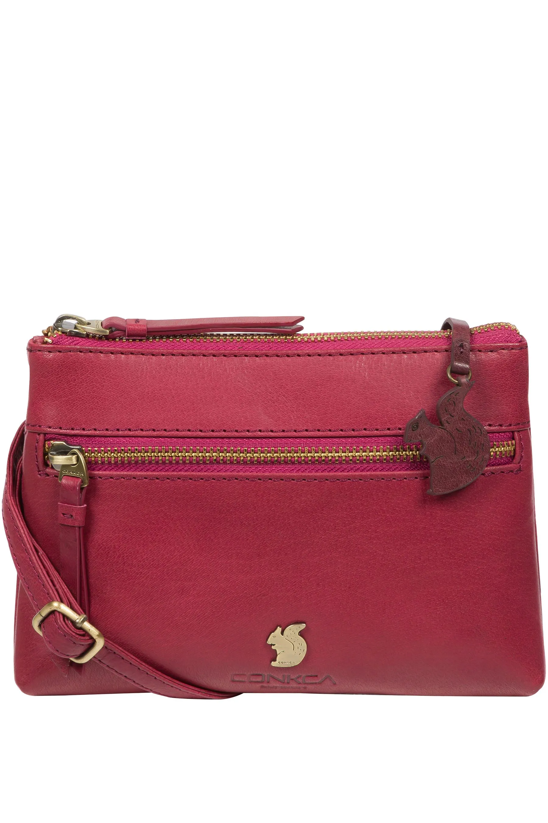 Conkca Blu - Sweetie - Borsa a tracolla in pelle    