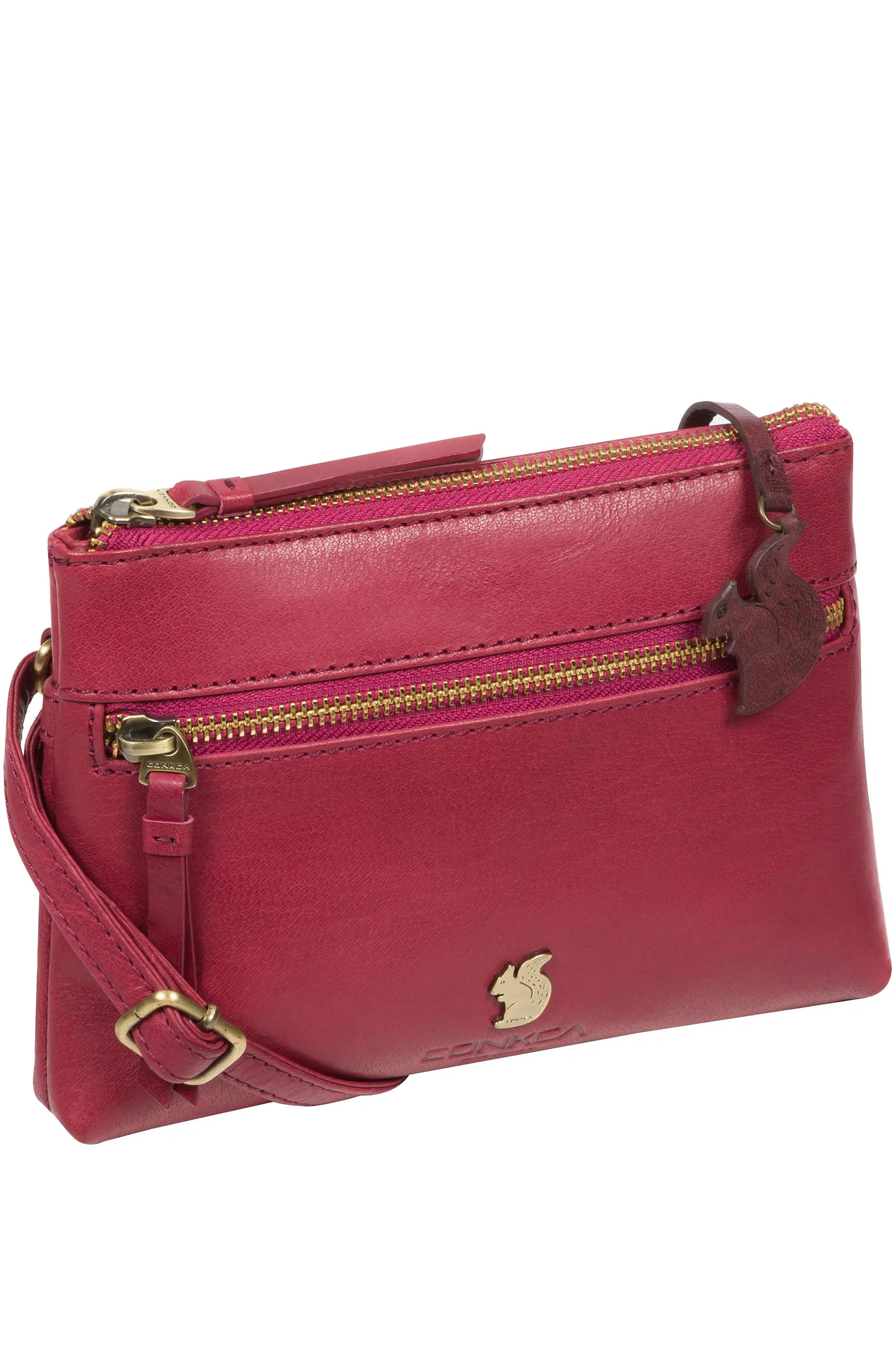Conkca Blu - Sweetie - Borsa a tracolla in pelle    