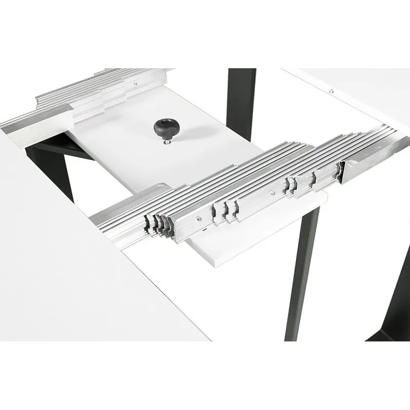 Consolle allungabili Consolle Tecno 40/300, bianco frassino/antracite