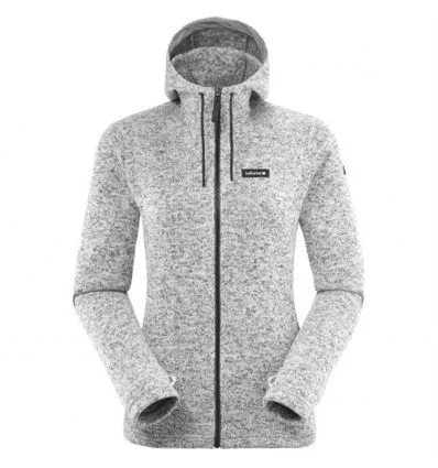 Donna Lafuma Felpa con cappuccio Cloudy (Powder) in pile