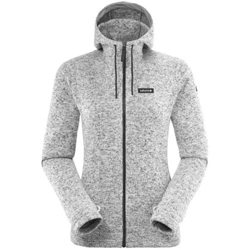 Donna Lafuma Felpa con cappuccio Cloudy (Powder) in pile