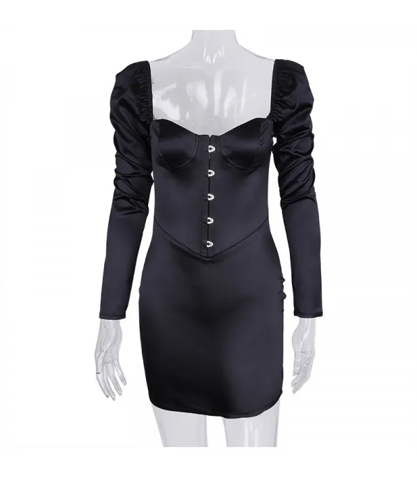 Dress in raso Bambola