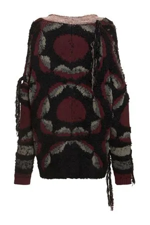 ETRO Abbigliamento,Maglieria Cardigan in misto lana nero 