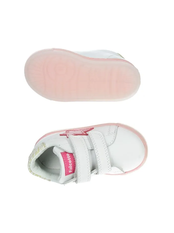 FALCOTTO  SNEAKERS BASSA 0012015350.74.1N80 BIANCO/ROSA