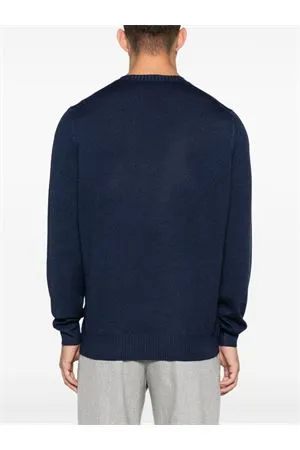 FAY Abbigliamento,Maglieria Maglione in lana vergine blu 
