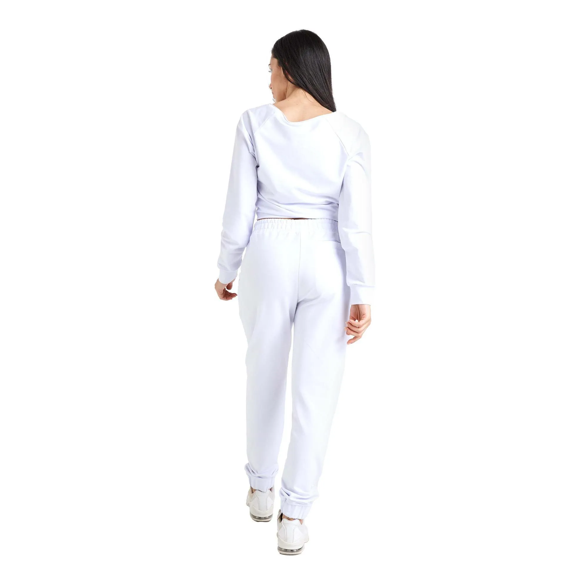 Felpa annodata girocollo da donna Luxury